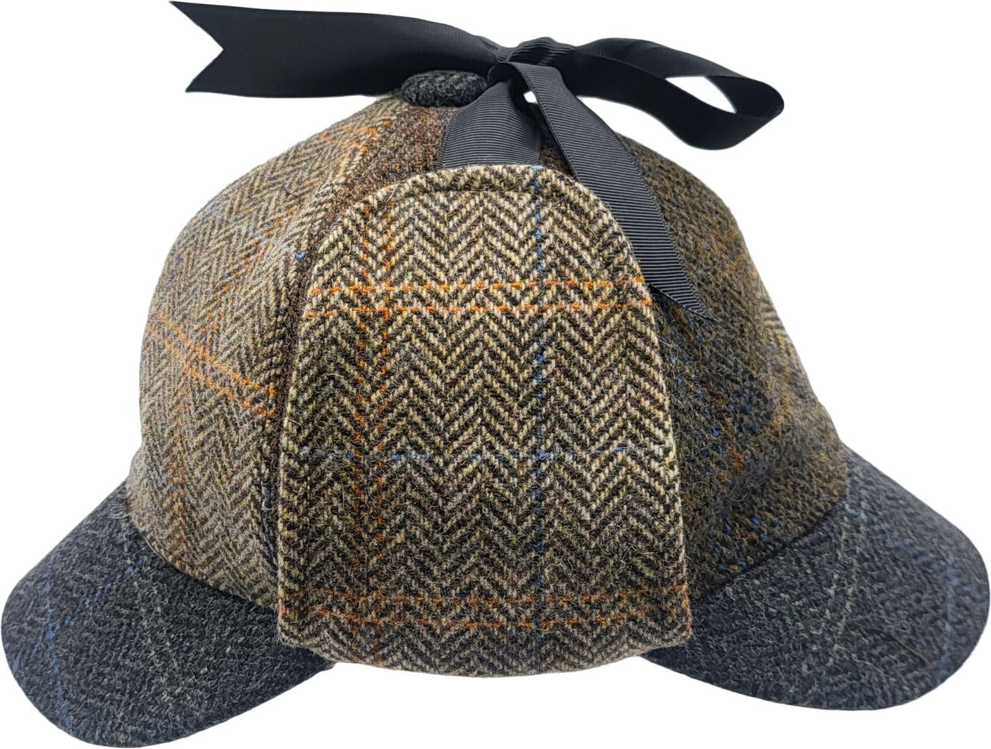Patchwork Tweed Sherlock Holmes Deerstalker Hat