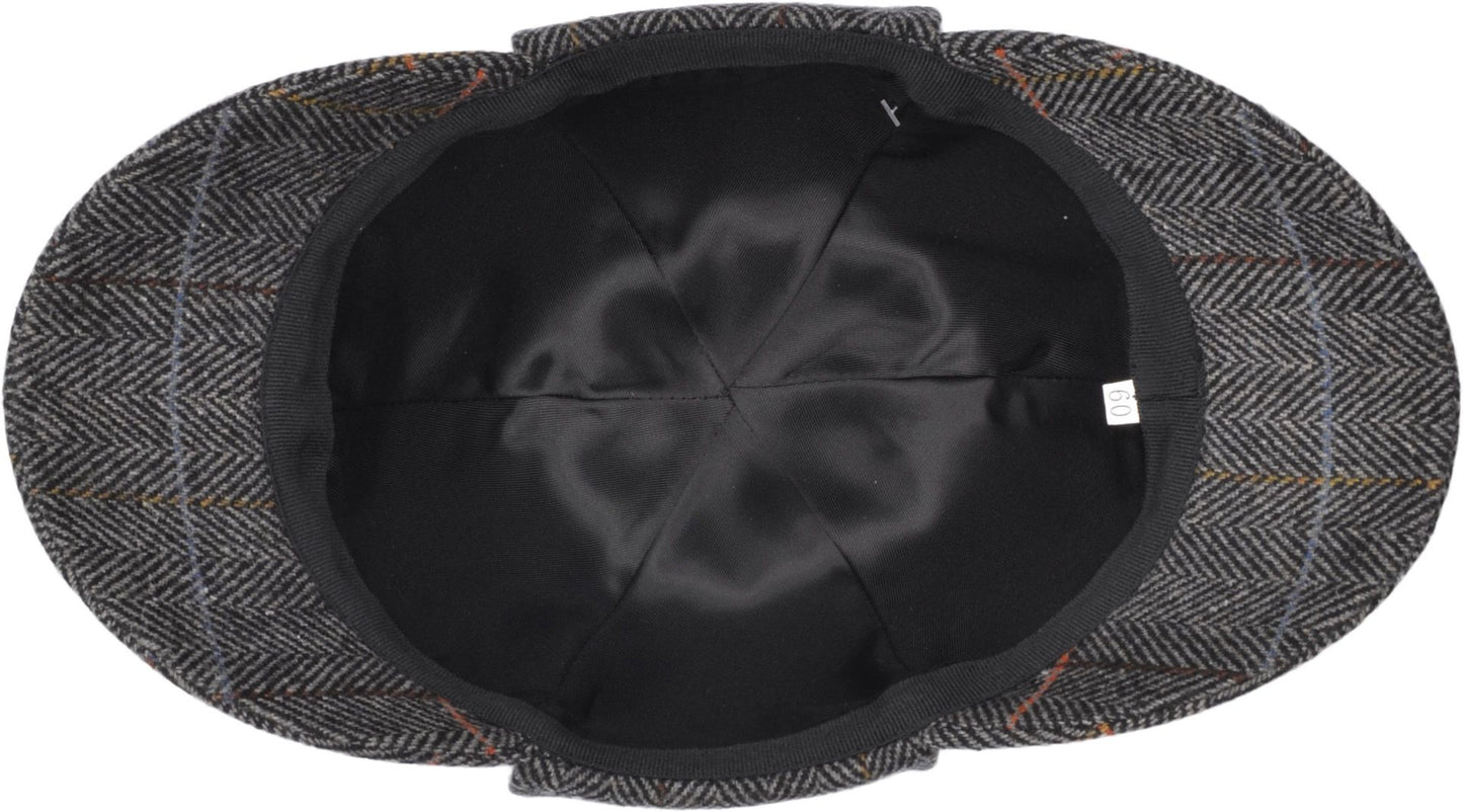 Sherlock Holmes-inspired Deerstalker Houndstooth Hat