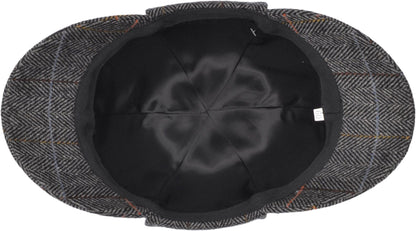 Sherlock Holmes-inspired Deerstalker Houndstooth Hat