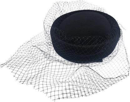 Womens Classic Pillbox Hat