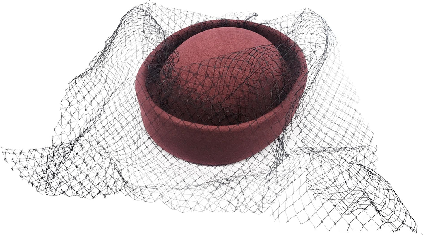 Womens Classic Pillbox Hat