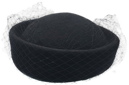 Womens Classic Pillbox Hat