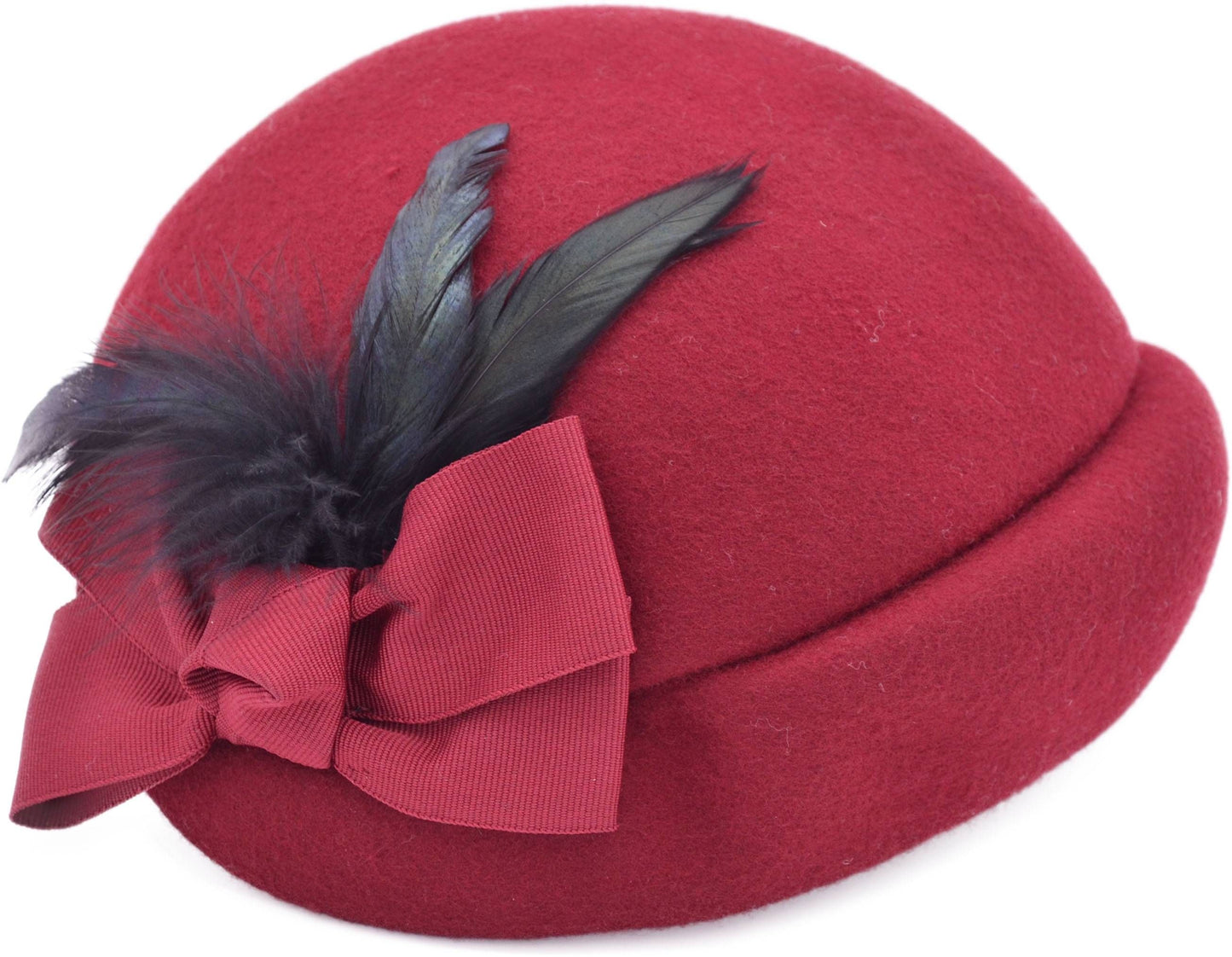 Womens Vintage Cloche Half Hat