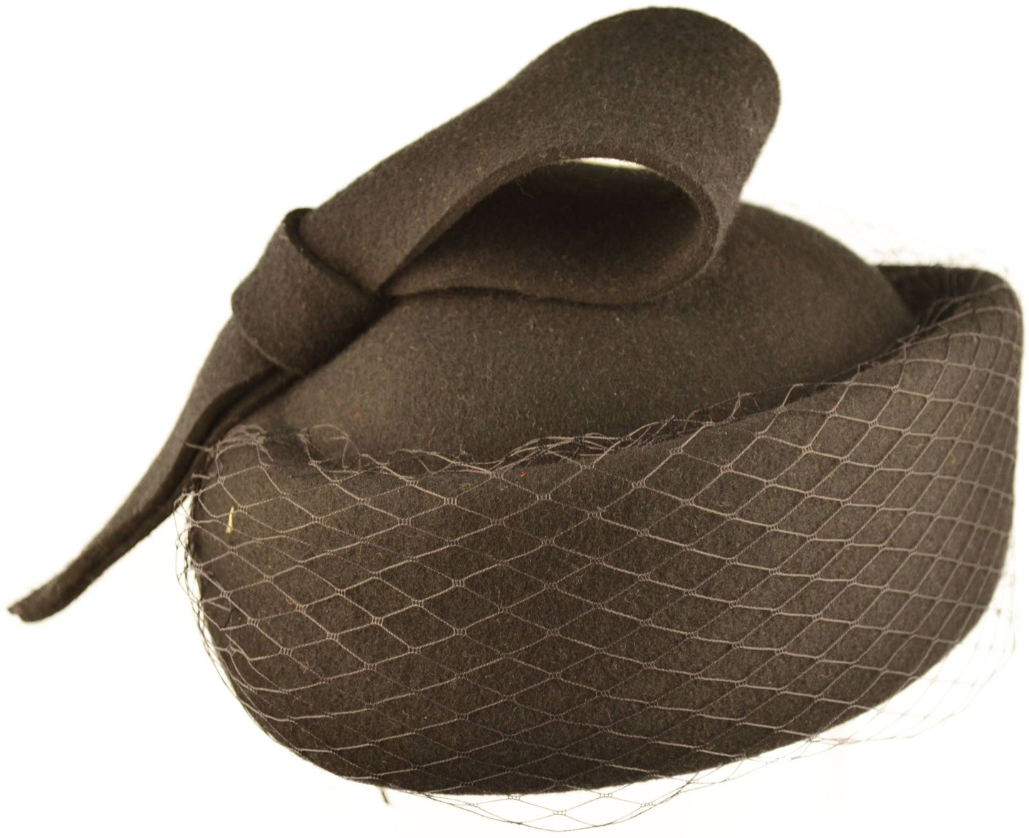 Womens Wool Felt Vintage Cloche Hat