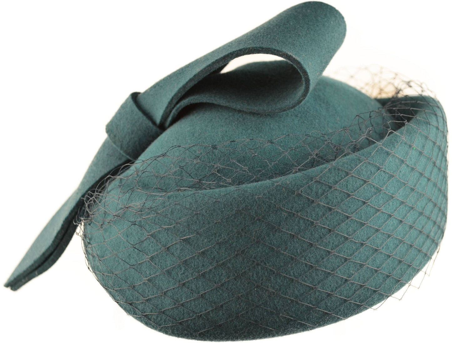 Womens Wool Felt Vintage Cloche Hat