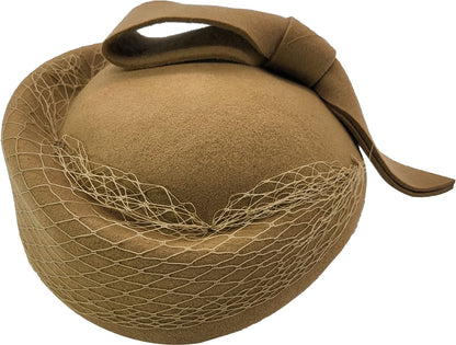 Womens Wool Felt Vintage Cloche Hat