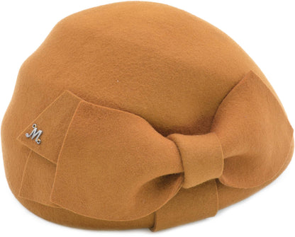 Womens Wool Felt Vintage Cloche Hat