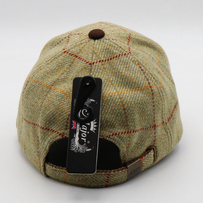 Wool Baseball Cap with Suede Peak