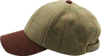 Wool Baseball Cap with Suede Peak