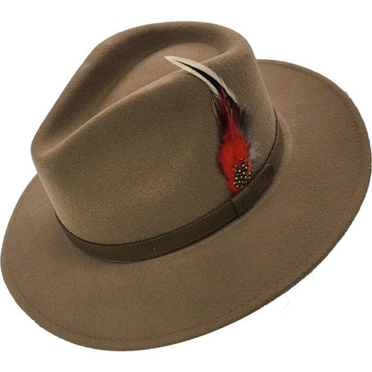 Wool Felt Classic Fedora Hat