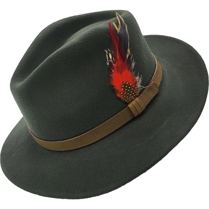Wool Felt Classic Fedora Hat