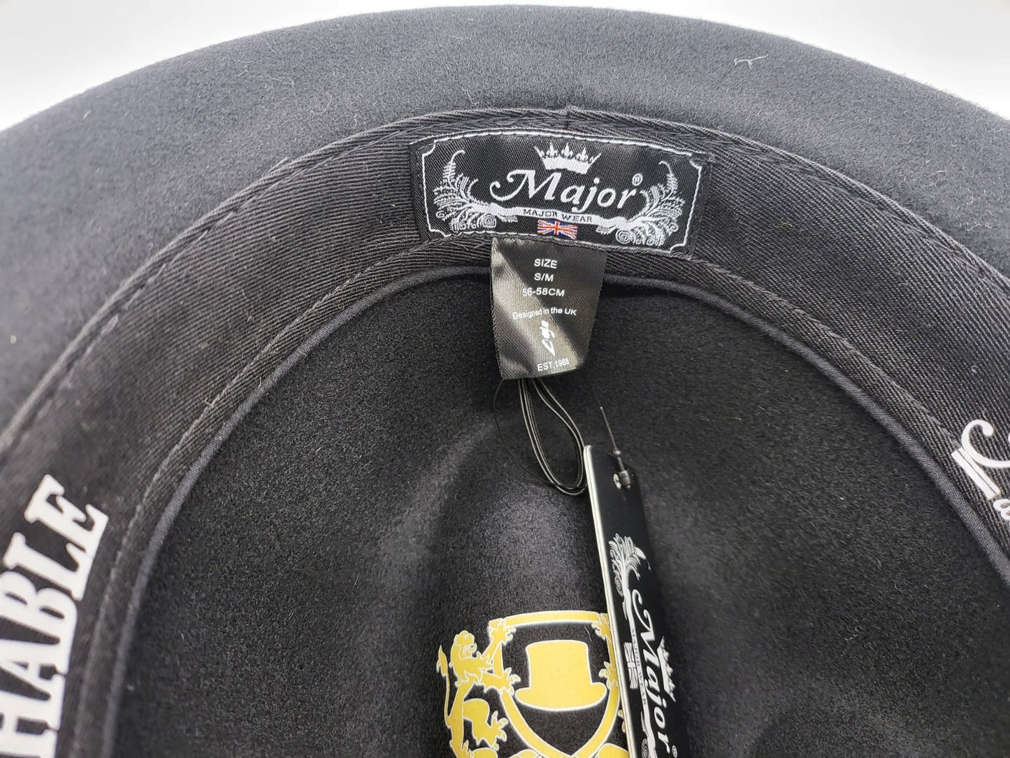 Wool Felt Short Brim Trilby Hat