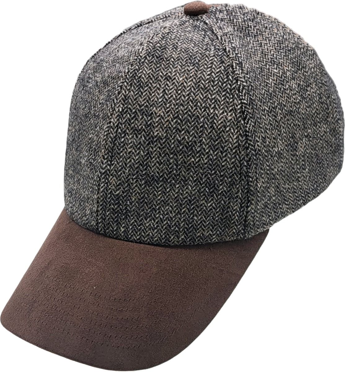 Wool & Suede Baseball Cap
